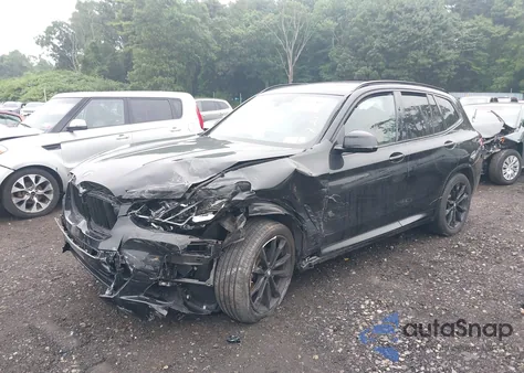 2022 BMW X3 xDrive30I z USA, uszkodzony, nr VIN 5UX53DP05N9L12715